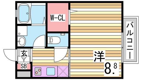 リヴェール・アビタシオンの物件間取画像